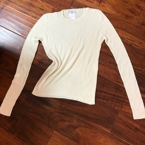 Authentic Chanel three button sweater.